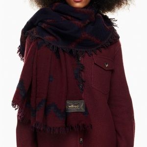 [Aritzia Wilfred] NEW Diamond Mosaic Blanket Scarf